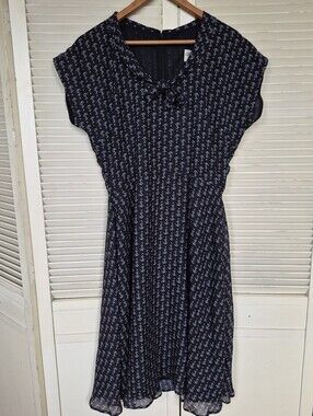 NWT Bettie Page by Tatyana "Tie Me Up" Anchor Pinup Dress Size XL